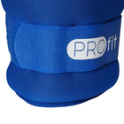 Обтяжувачі для ніг та рук Profit Evolution 2 x 1.5 kg Blue (5902860634294) - зображення 3