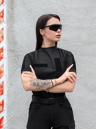 Тактическая футболка женская BEZET 10331 XL Черная (ROZ6501032281) - изображение 4