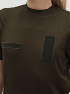 Тактическая футболка женская BEZET 10342 M Хаки (ROZ6501032300) - изображение 4