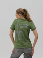 Тактична футболка жіноча BEZET Commando 10111 S Хакі (ROZ6501032314) - зображення 4