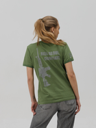 Тактична футболка жіноча BEZET Commando 10111 2XL Хакі (ROZ6501032316) - зображення 2