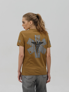Тактична футболка жіноча BEZET Medic 10125 S Койот (ROZ6501032326) - зображення 2