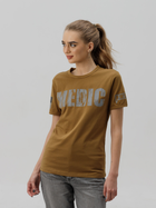 Тактична футболка жіноча BEZET Medic 10125 S Койот (ROZ6501032326) - зображення 3