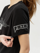 Тактическая футболка женская BEZET Warrior 10131 2XL Черная (ROZ6501032346) - изображение 6