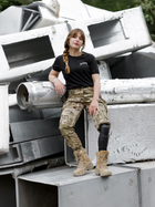 Тактическая футболка женская BEZET Bellona & Нерушимая 10447 L Черная (ROZ6501032348) - изображение 10