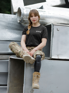 Тактическая футболка женская BEZET Bellona & Нерушимая 10447 L Черная (ROZ6501032348) - изображение 11