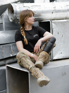 Тактическая футболка женская BEZET Bellona & Нерушимая 10447 M Черная (ROZ6501032349) - изображение 12