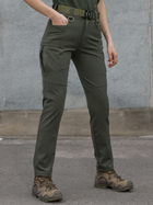 Тактичні штани жіночі BEZET Капелан 10614 L Хакі (ROZ6501032356) - зображення 4
