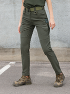 Тактичні штани жіночі BEZET Капелан 10614 L Хакі (ROZ6501032356) - зображення 6