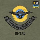 Тактична футболка M-Tac Drohnenführer Light Olive олива XS - зображення 6