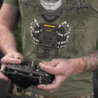Тактична футболка M-Tac Drohnenführer Light Olive олива L - зображення 14