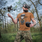 Тактическая футболка M-Tac Drohnenführer Coyote Brown койот 3XL - изображение 12