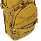 Рюкзак тактичний штурмовий із місцем під питну систему SILVER KNIGHT Max (нейлон, оксфорд 900D, р-р 46х24х8см, 9л, Хакі) - изображение 5