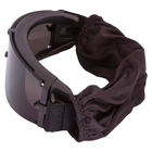 Окуляри захисні маска зі змінними лінзами та чохлом тактичні мото SILVER KNIGHT Sport (лінзи-PC, оправа-TPU, 2 змінні лінзи) - зображення 4