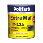 Эмаль алкидная Polifarb ExtraMal ПФ-115 желтая 0,9 кг