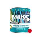 Грунт-эмаль антикоррозионная Miks Color 3 в 1 красная 0,8 кг