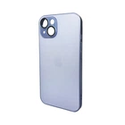 Защитный чехол-накладка AG Glass Matt Frame для Apple iPhone 15 Sierra Blue (AGMattFrameiP15LBlue)