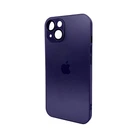 Защитный чехол-накладка AG Glass Matt Frame для Apple iPhone 15 Deep Purple (AGMattFrameiP15Purple)