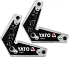 Магнитные уголки для сварки YATO 98 x 57 x 75 x 113 мм Ø5 мм 10 кг 2 шт (YT-08721)
