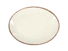 Тарелка мелкая овальная Beige фарфоровая Porland 240мм 112124/B