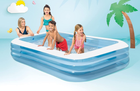 Открытый прямоугольный надувной семейный бассейн Intex 305 х 183 х 56 см 1020 л (D-2019091740)
