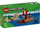 Конструктор LEGO Minecraft Путешествие на пиратском корабле 166 деталей (21259)
