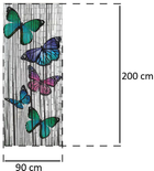 Шторка Maximex Метелики Бамбукова Різнокольорова 90 x 200 см (4008838278956) - зображення 6