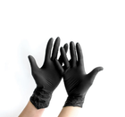 Перчатки нитриловые PLUS (черные),100 шт (50 пар) Ceros, XS - изображение 5