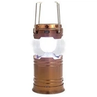 Ліхтар для кемпінгу CAMPING MH-5800T (6+1 LED) Brown / Сонячна батарея / функцією Powerbank