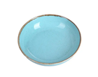 Глубокий салатник круглый Turquoise Porland фарфор 835 мл 22 см 368122/T