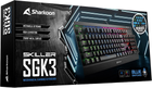 Клавіатура дротова Sharkoon Skiller Mech SGK3 Kailh Blue USB Black (4044951019946) - зображення 4