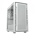 Корпус Mini-Tower без БЖ Cougar UNIFACE MINI White, 1*120mm вентилятори передвстановлені, ATX/mATX/mini-ITX, USB3.0 x 2, USB2.0x1, Audio x1, скляне вікно