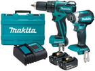 Набір з двох акумуляторних шурупокрутів Makita DLX2142S (88381847674)