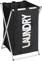 Кошик для білизни Trento Laundry Dark 39х35х56 см Чорний (Tr63772)