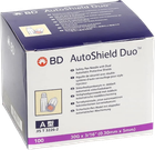 Игла для шприца BD Insulin Pen AutoShield Duo 0.30 мм 30G х 5 мм 100 шт (0382903296057) - изображение 1