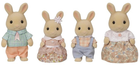 Набір фігурок Sylvanian Families Milk Rabbit Family 4 шт (5054131057063) - зображення 2