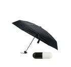 Мини зонт в капсуле ART 6752 черный