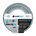 Садовый шланг Cellfast MULTIFLEX PRO 1/2" давление до 35 Бар 20м Серый (13-800)