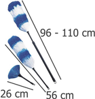 Zestaw miotełek do kurzu Maximex elektrostatyczny niebieski 3 szt (4008838955185) - obraz 6