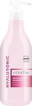 Восстанавливающий шампунь для ломких и поврежденных волос - Unic Hyaluronic Keratin Regenerating Shampoo 500ml (1272567-193680)