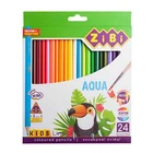 Олівці кольорові акварельні ZiBi Kids Line 24 кольори (ZB.2476)
