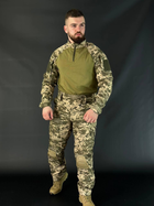 Військова форма піксель з наколінниками тактичний костюм піксельний, костюм ЗСУ комплект M - зображення 6