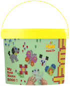 Набір для термомозаїки Hama Maxi beads 3000 шт + 4 плитки (0028178088064) - зображення 1