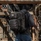 Рюкзак Cordura 1000D 25л для охоты, рыбалки, походов, путешествий и спорта. Цвет черный - изображение 3