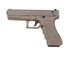 Страйкбольний пістолет Cyma Glock 18 CM.030 AEP Tan (Страйкбол 6мм)