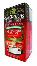 Чай черный без добавок Sun Gardens English Breakfast 25 пакетиков