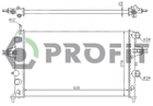 Радіатор охолоджування Profit (PR5054A3)