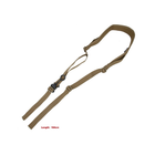 Ремінь TMC Quick Adjustable Padded 2 Point Gun Sling Coyote