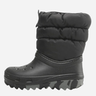 Śniegowce dziewczęce ocieplane Crocs Classic Neo Puff Boot K 207684 32-33 Czarne (191448883413) - obraz 3