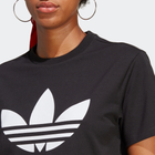 Koszulka damska bawełniana adidas Adicolor Classics Trefoil Tee W IB7421 M Czarna (4066752007168) - obraz 5